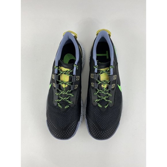 Nike Pegasus Trail 3 Black Green Men's Running Shoes Sneakers Strike DA8697 004 - Picture 9 of 12